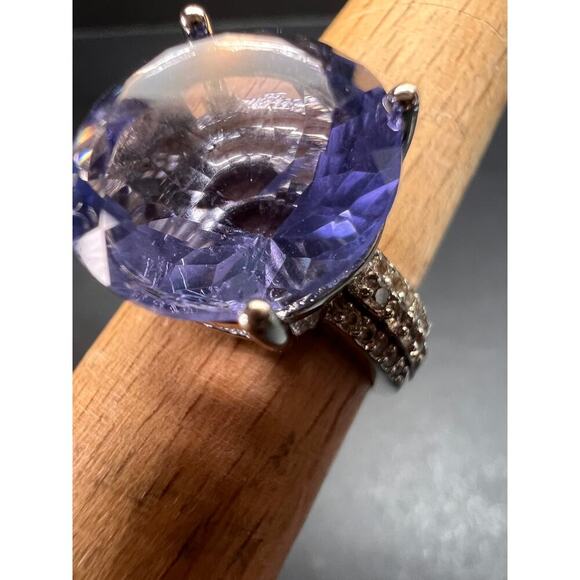 NEW color change fluorite sterling silver ring size 7 - Picture 16 of 16